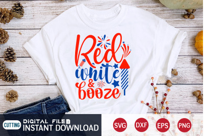 Red White &amp;amp;Booze SVG