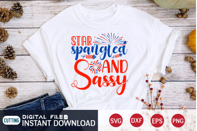 Star Spangled and Sassy SVG