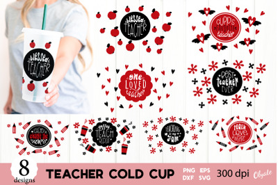 Teacher Life&2C; Teacher Quotes Cold Cup Bundle. Venti Cold Cup