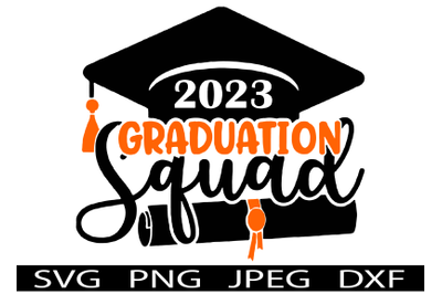 Graduation Squad 2023 SVG T-Shirt Design