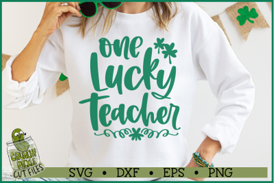 One Lucky Teacher SVG File