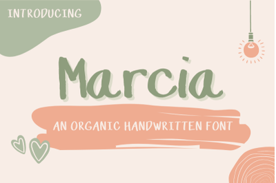 Marcia | Organic Handwritten Font