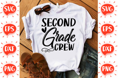 Second Grade Crew SVG