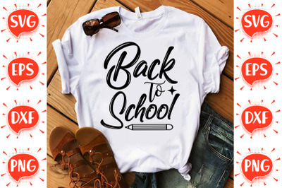 Back to School SVG