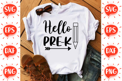 Hello Pre-k SVG