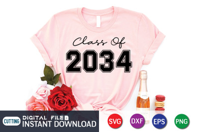 Class of 2034 SVG