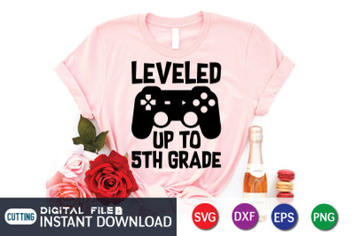 Level up to 5th Grade SVG