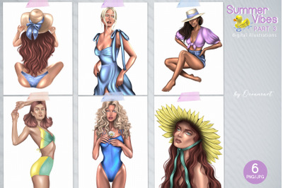 Women in bikinis. Summer vacation, summer vibes. Part 3