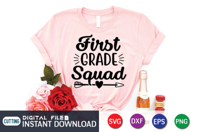 First Grade Squad SVG