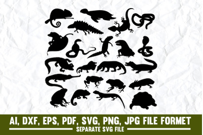Snake, Turtle, Icon, Vector, Alligator, Reptile, Lizard, Pets, Crocodi