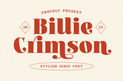 Billie Crimson - Stylish Serif Font