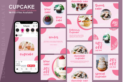 Cupcake - Instagram Post Template