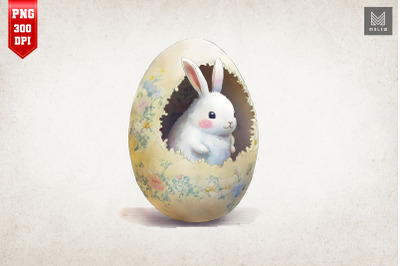 Cute Rabbit Easter Egg Happy Easter 5