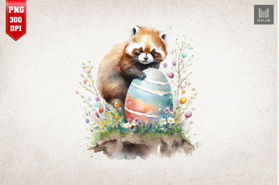 Cute Red Panda Easter Egg Happy Easter 4