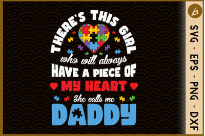 Autism Dad Daughter Autism Awareness