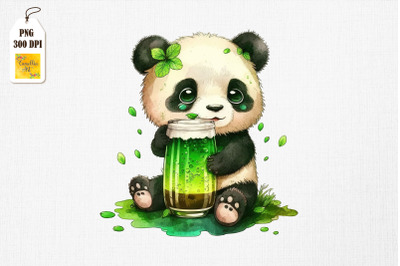 Cute Panda Loves Beer St Patrick&#039;s Day 5