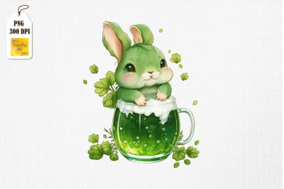 Rabbit Loves Beer St Patrick&#039;s Day