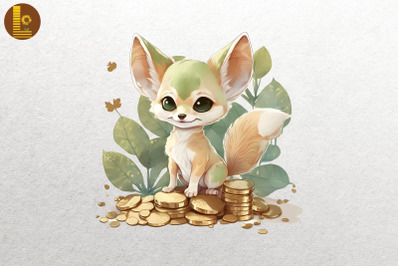 Cute Fox &amp;amp; Coins St Patrick&amp;&23;039;s Day