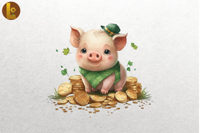 Cute Pig &amp;amp; Coins St Patrick&amp;&23;039;s Day 4