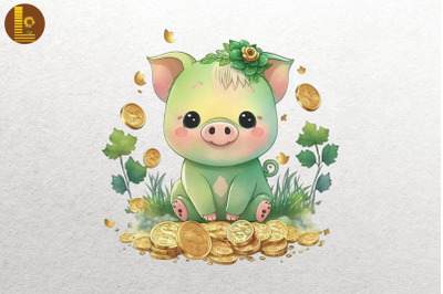 Cute Pig &amp;amp; Coins St Patrick&amp;&23;039;s Day 5