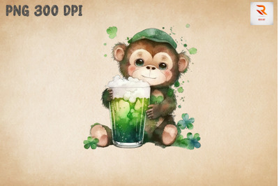 Monkey Loves Beer St Patrick&#039;s Day 5