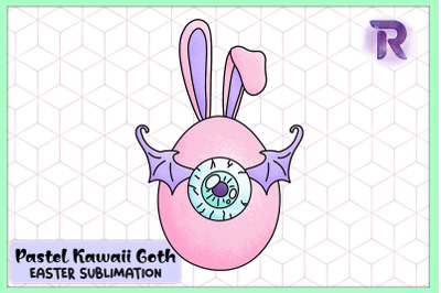 Chibi Pastel Goth Bunny Easter