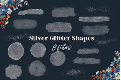 Silver Strokes, Circles and Backgrounds