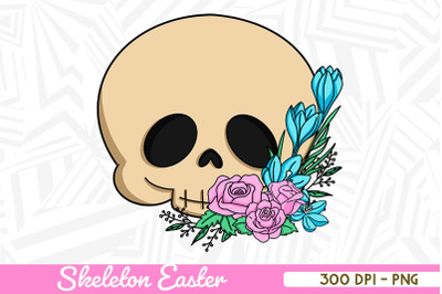 Skeleton Floral Easter Flowers