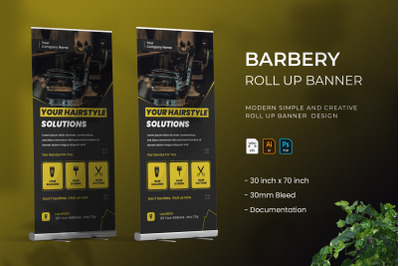 Barbery - Roll UP Banner