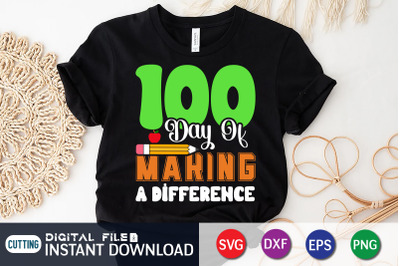 100 Days of Making Difference SVG