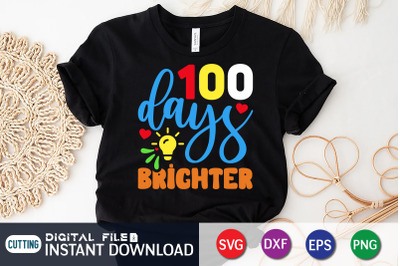 100 Days Brighter SVG