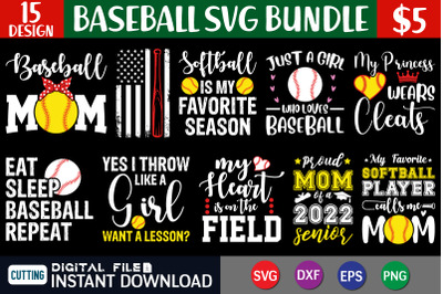 BaseBall SVG Bundle