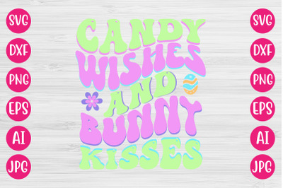 CANDY WISHES AND BUNNY KISSES  RETRO DESIGN