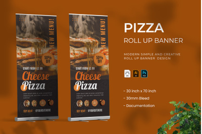 Pizza - Roll Up Banner