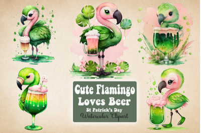 Flamingo Loves Beer St Patrick&#039;s Day Bundle