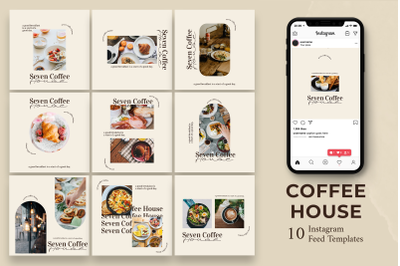 Coffee House - Instagram Post Template