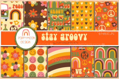 Stay Groovy paper set