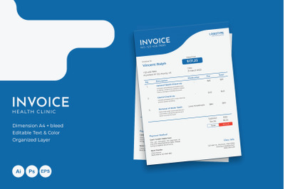 Health Clinic - Invoice