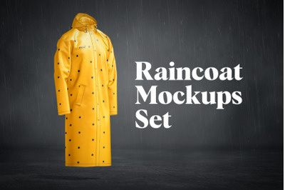 Raincoat Mockups Set