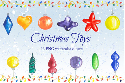 Christmas Toys Watercolor Set