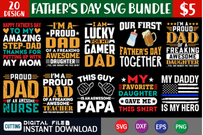 Father&#039;s Day SVG Bundle