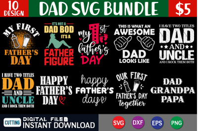 Dad SVG Bundle