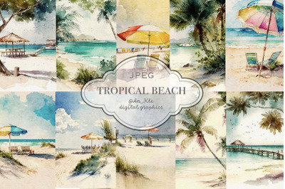 Tropical beach backgrounds