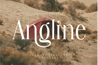 Angline Elegeant Ligature Serif Typeface