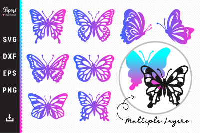 Butterfly Svg, Butterflies Svg Cut Files, Butterfly silhouette