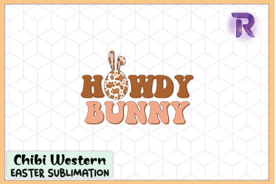 Howdy Bunny Cowhide Easter Egg