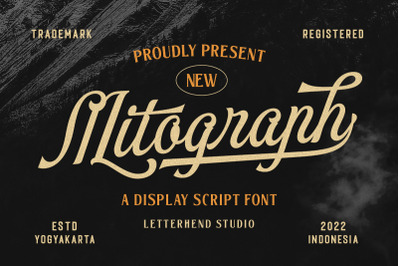 Mitograph - Display Script Font