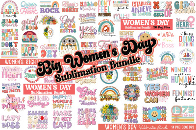 Big Womens Day Sublimation Bundle