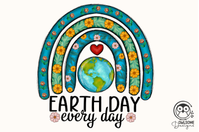 Earth Day Everyday Rainbow Png