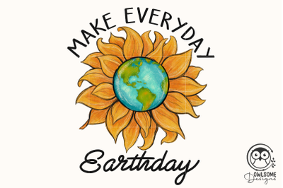 Make Everyday Earth Day Sunflower